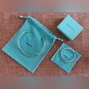 Tiffany & Co. Sterling Silver Collar-Style Necklace & Bangle Bracelet (Retired)